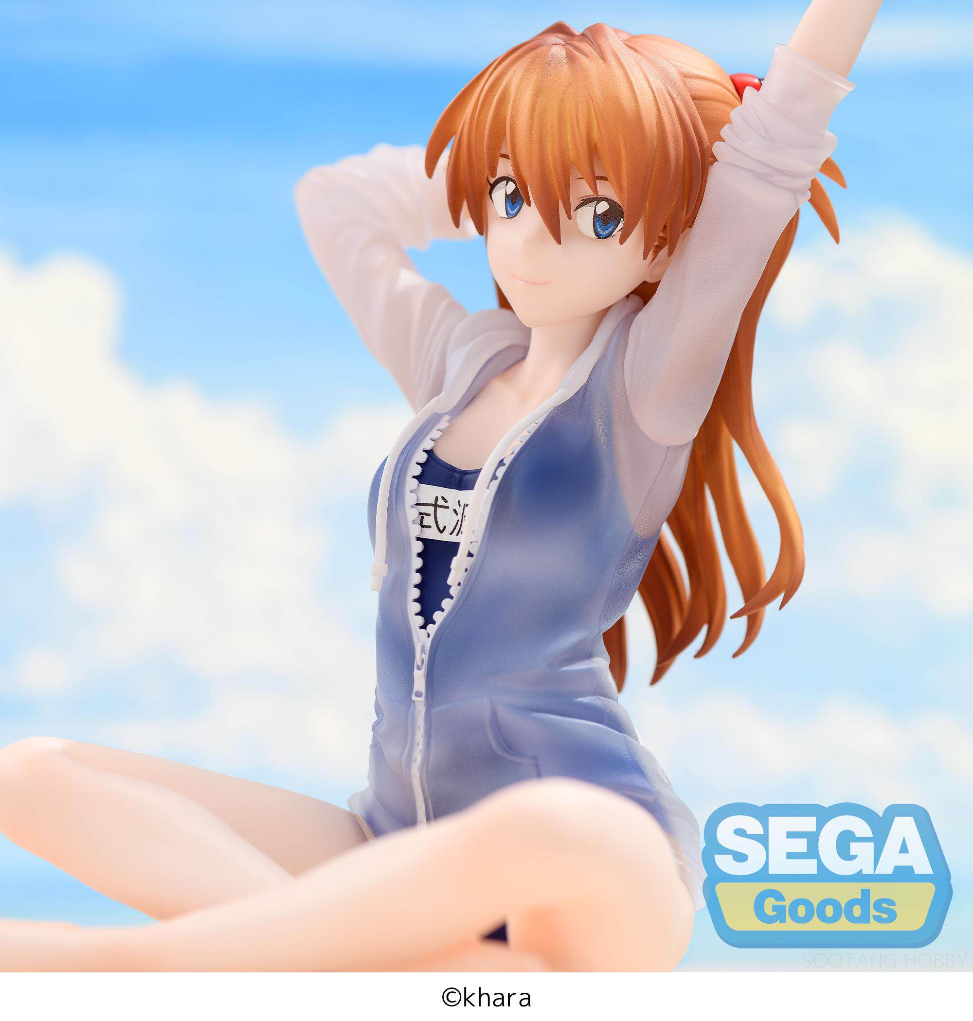 [Pre-order] SEGA "Rebuild of Evangelion" Yumemirize PVC Figure Asuka Shikinami Langley School Swimsuit Ver.