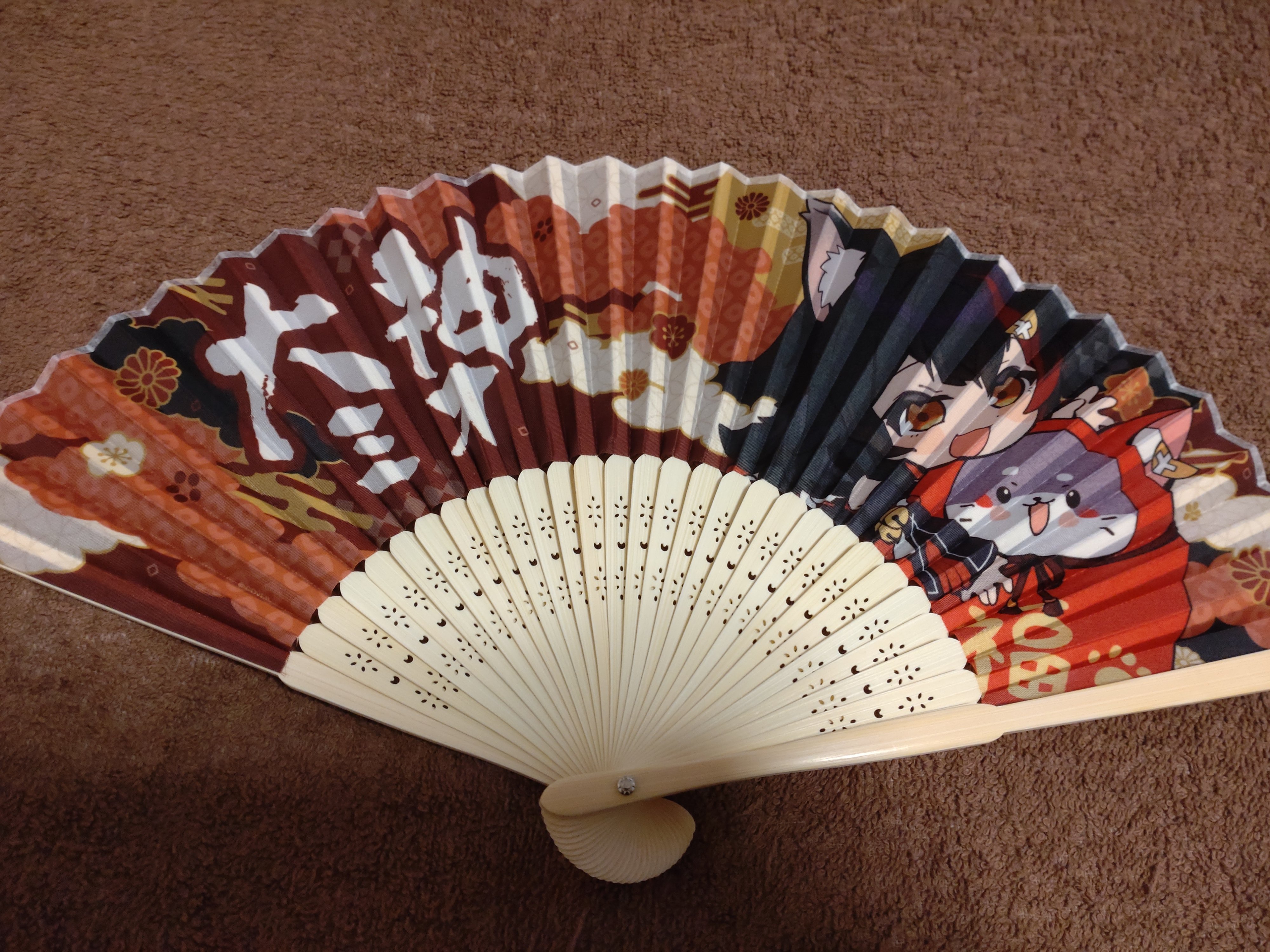 [Pre-order] hololive production OFFICIAL SHOP Japanese Chibi style Vol.2 - Folding Fan