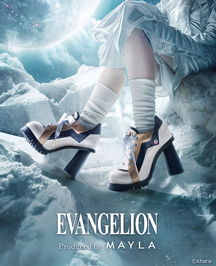 [Pre-order] "Evangelion" Iconic Heel Sneakers - Rei Ayanami