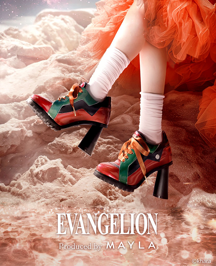 [Pre-order] "Evangelion" Iconic Heel Sneakers - Shikinami Asuka Langley