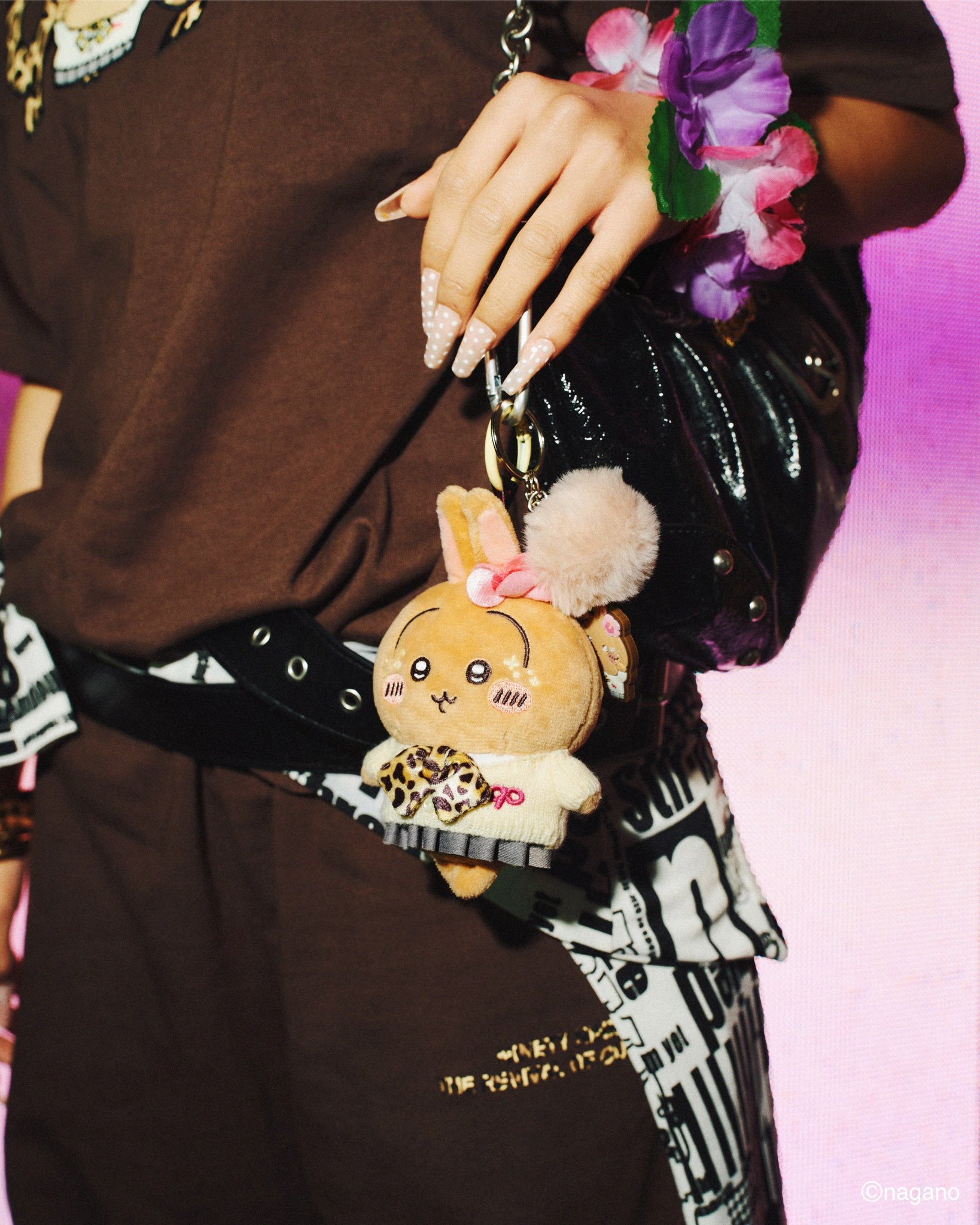 [Pre-order] 9090 ×Chiikawa Gal NINETY Plush Mascot Keychain - Usagi