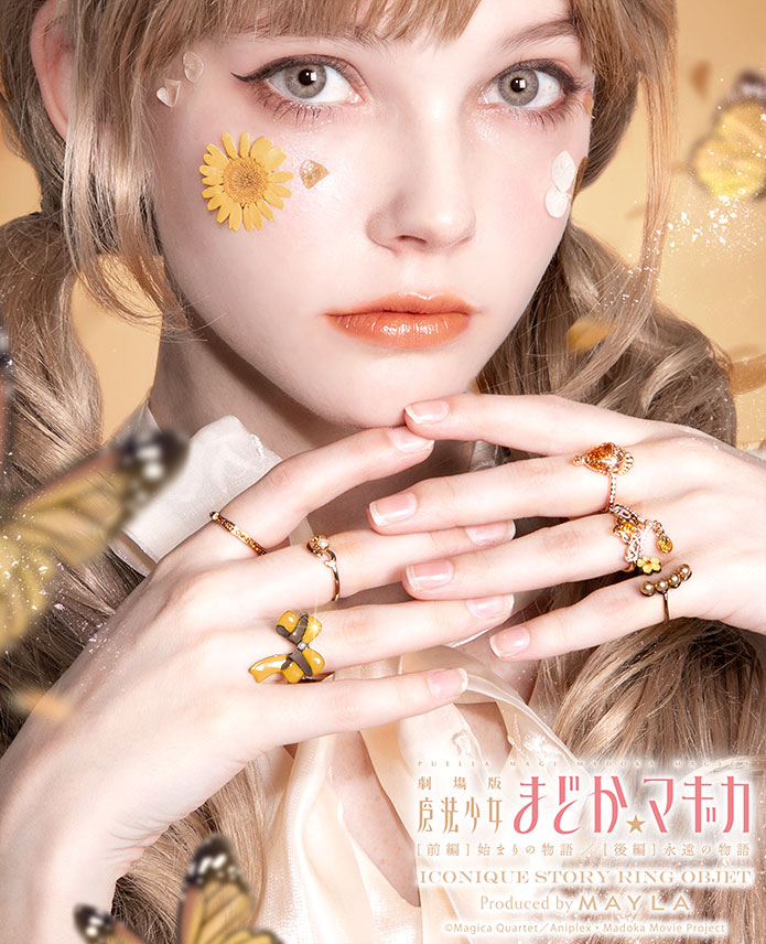 [Pre-order] "Puella Magi Madoka Magica" x MAYLA Iconique Story Ring Objet (6-Ring Set) - Mami Tomoe
