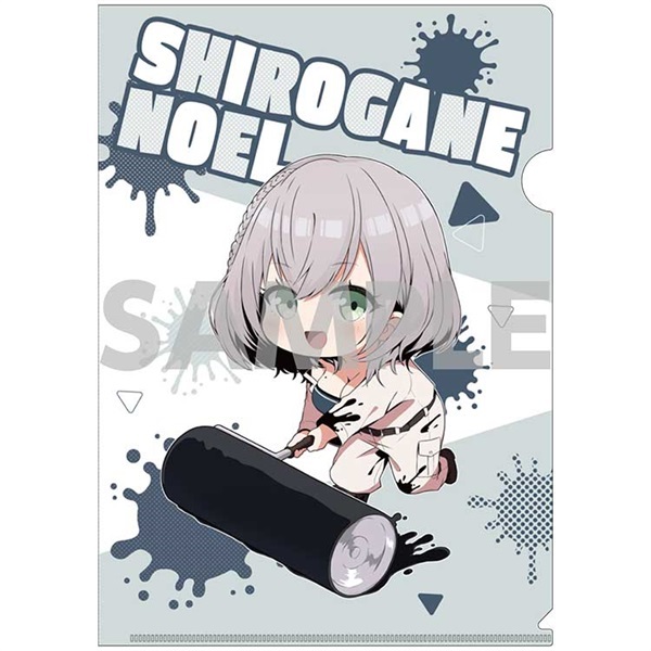 [Pre-order] hololive x Black Friday A4 clear file set of 2 Shirogane Noel