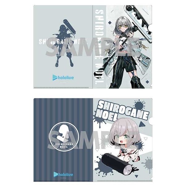 [Pre-order] hololive x Black Friday A4 clear file set of 2 Shirogane Noel
