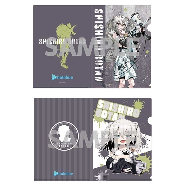[Pre-order] hololive x Black Friday A4 clear file set of 2 Shishiro Botan
