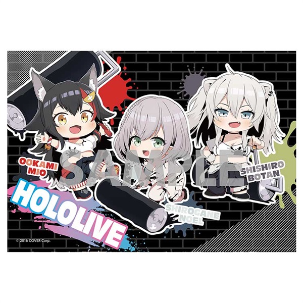 [Pre-order] hololive x Black Friday canvas board mini character ver.
