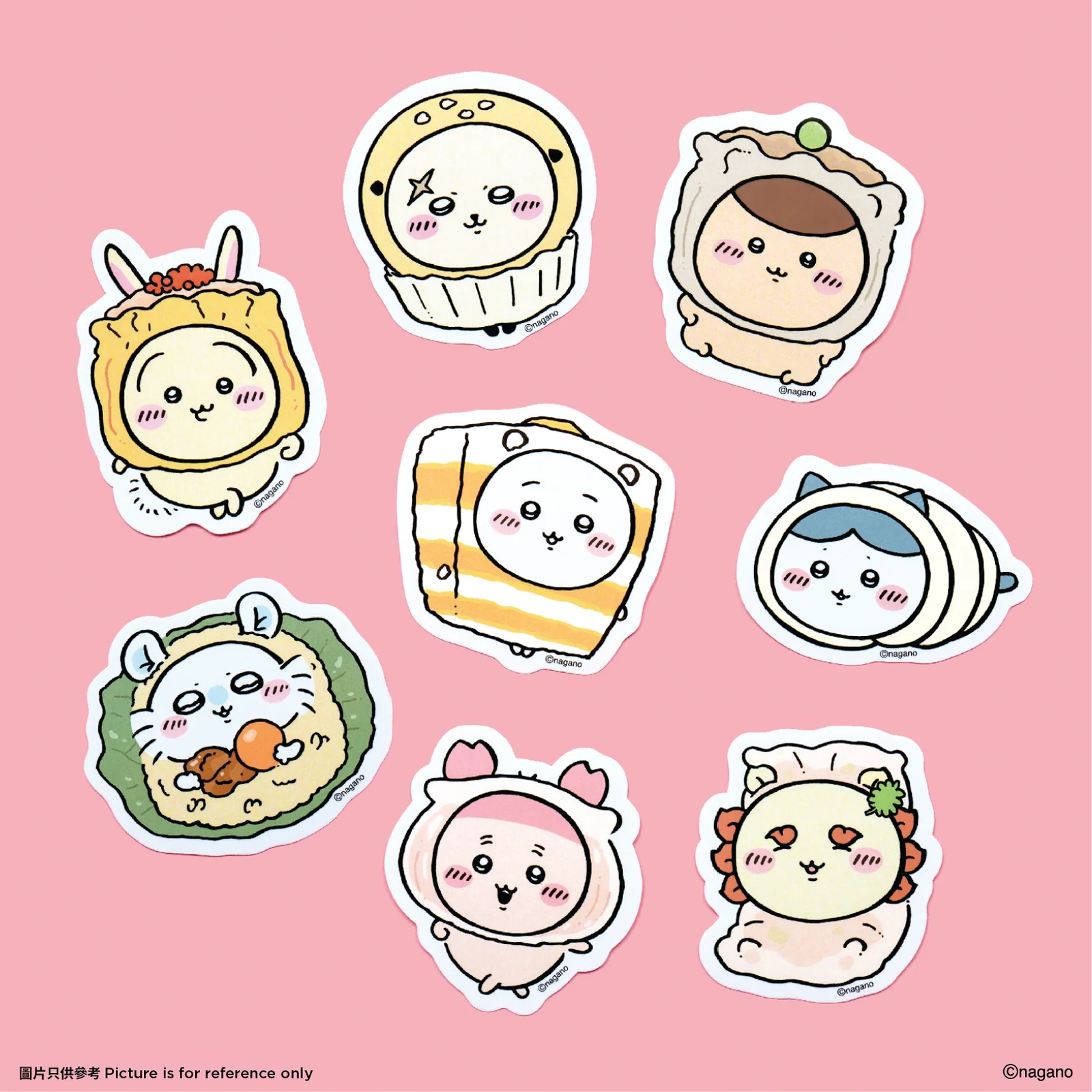 [Pre-order] ['CHIIKAWA DAYS' Exhibition in Hong Kong] Chiikawa &ldquo;YUM CHA&rdquo; Art Collection - Sticker Set (Yum Cha Collection)