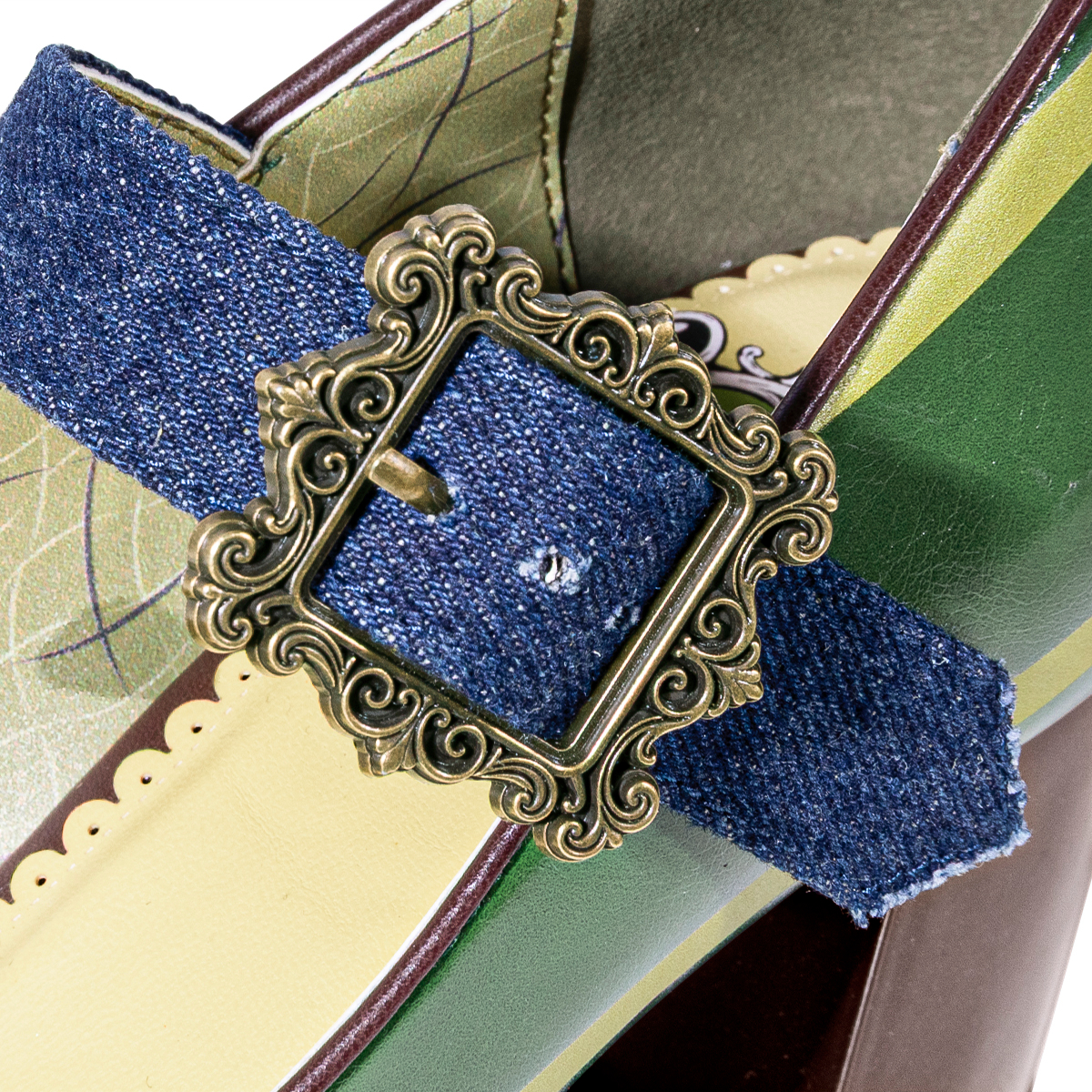 [Pre-order] "JOJO'S BIZARRE ADVENTURE Battle Tendency" x MAYLA Iconic Pumps/ Heels - Joseph Joestar