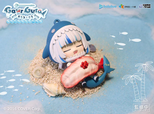[Pre-order] hololive Gawr Gura Sushi Blanket Keycard
