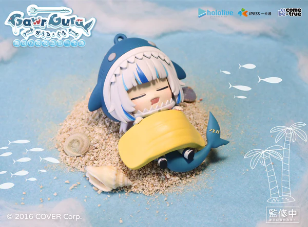 [Pre-order] hololive Gawr Gura Sushi Blanket Keycard