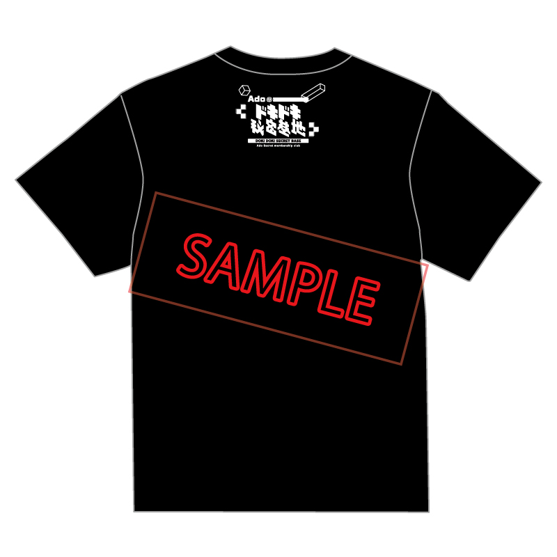 [Pre-order] Ado - Ao -  "Ado's Exciting Secret Base" Official T-Shirt: Summer Vacation with Dolphins ver. Black [Made-to-order]