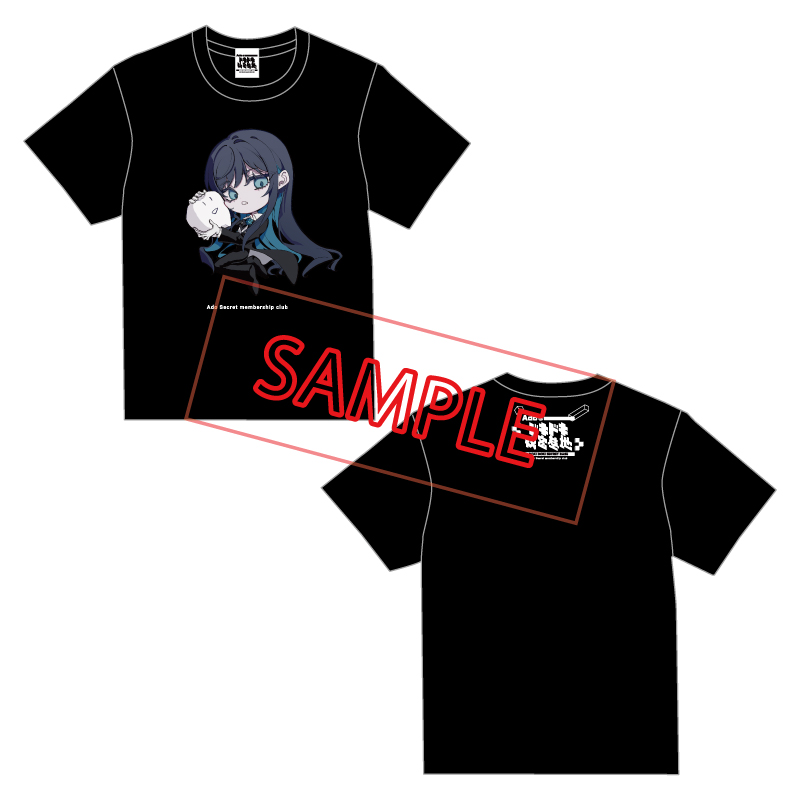 [Pre-order] Ado - Ao -  "Ado's Exciting Secret Base" Official T-shirt ver.5 Black [Made-to-order]