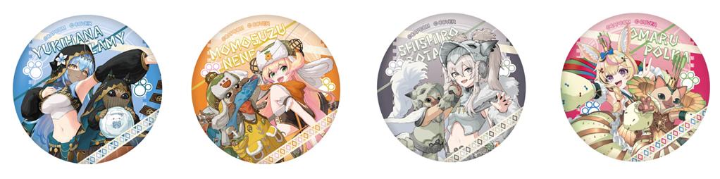 [Pre-order] CAPCOM Monster Hunter Wilds x hololive Production Vol.1 Merch - Trading Badge