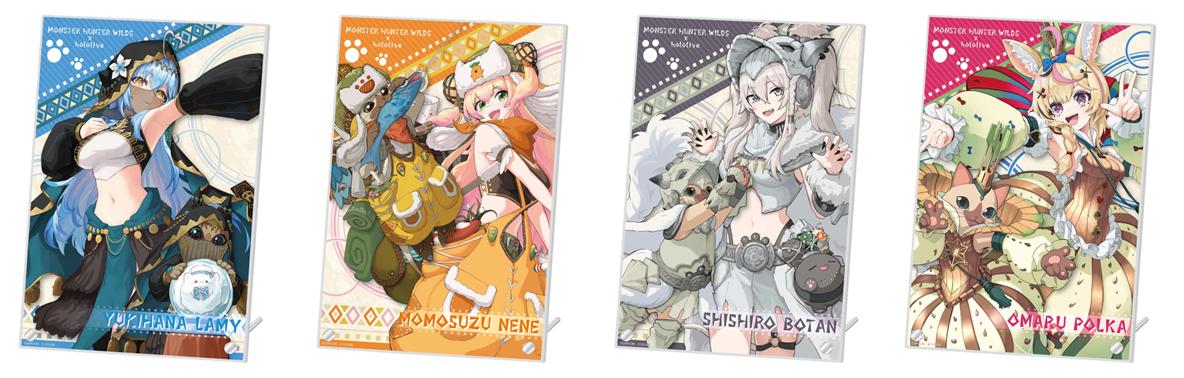 [Pre-order] CAPCOM Monster Hunter Wilds x hololive Production Vol.1 Merch - Acrylic Board