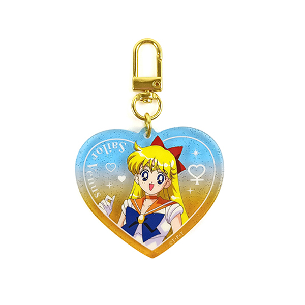 [Pre-order] "Pretty Guardian Sailor Moon" Official Store Heart glitter acrylic keychain