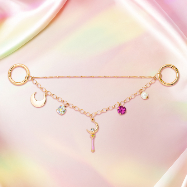 [Pre-order] "Pretty Guardian Sailor Moon" Official Store - Bag Charm Chain Moon Stick
