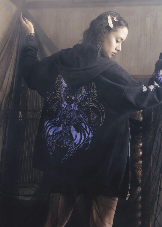 [Pre-order] OMOCAT x holoAdvent Zip-Hoodie - Nerissa Ravencroft