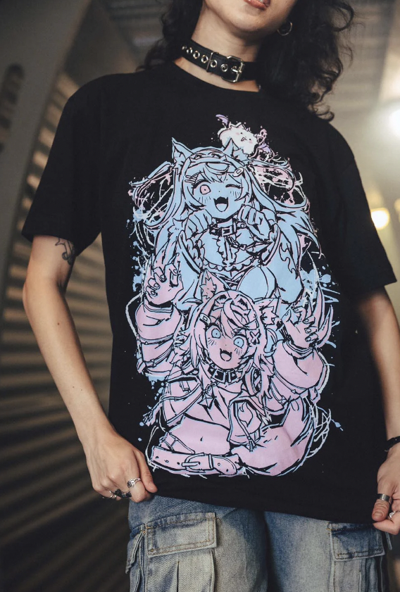 [Pre-order] OMOCAT x holoAdvent BAU BAU!!!! T-shirt 
