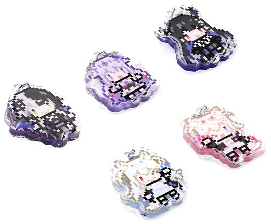 [Pre-order] holoAdvent x OMOCAT PIXEL Acrylic Keychain