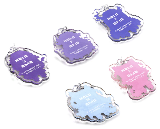 [Pre-order] holoAdvent x OMOCAT PIXEL Acrylic Keychain