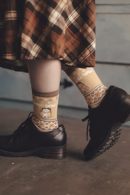 [Pre-order] OMOCAT x hololive English -Myth- Watson Amelia - Knit Socks