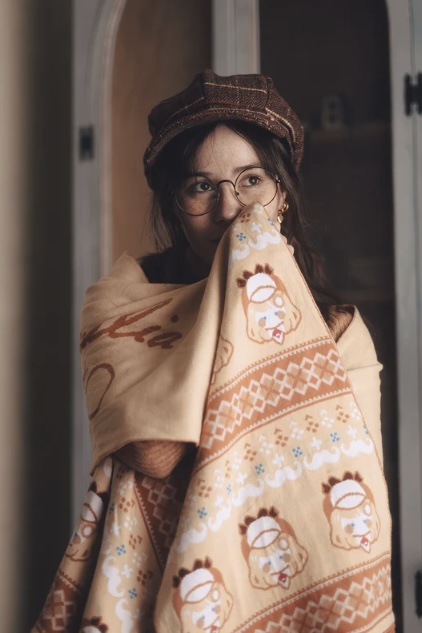 [Pre-order] OMOCAT x hololive English -Myth- Watson Amelia - Knit Scarf