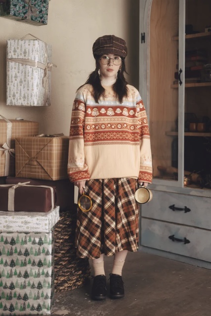 [Pre-order] OMOCAT x hololive English -Myth- Watson Amelia - Knit Sweater