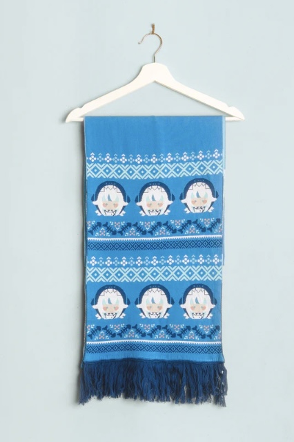 [Pre-order] OMOCAT x hololive English -Myth- Gawr Gura - Knit Scarf