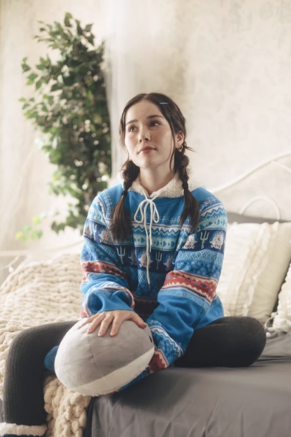 ]Pre-order] OMOCAT x hololive English -Myth- Gawr Gura - Knit Sweater