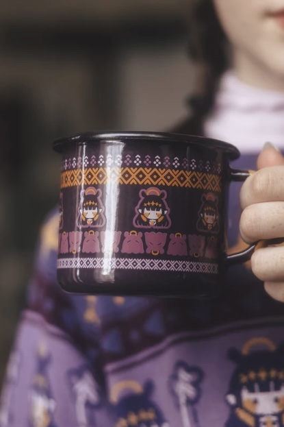 [Pre-order] OMOCAT x hololive English -Myth- Ninomae Ina'nis - Enamel Mug