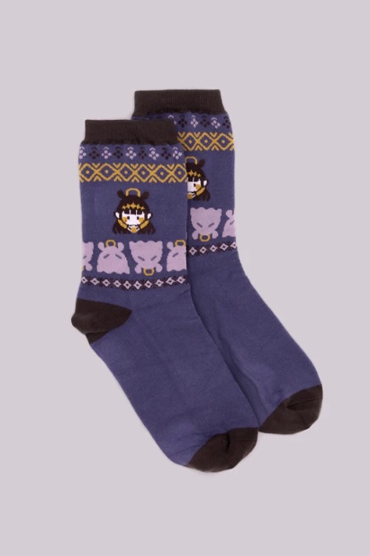 [Pre-order] OMOCAT x hololive English -Myth- Ninomae Ina'nis - Knit Socks