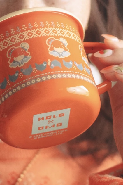 [Pre-order] OMOCAT x hololive English -Myth- Takanashi Kiara - Enamel Mug