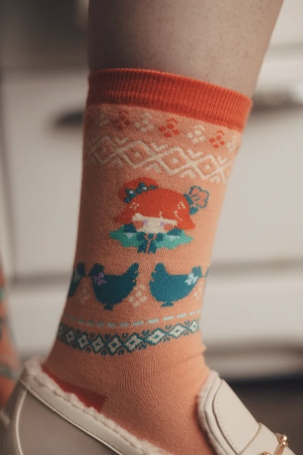 [Pre-order] OMOCAT x hololive English -Myth- Takanashi Kiara - Knit Socks