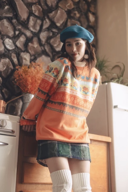 [Pre-order] OMOCAT x hololive English -Myth- Takanashi Kiara - Knit Sweater