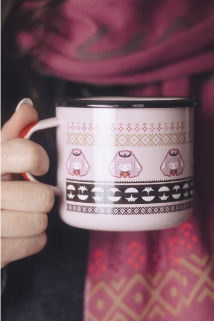 [Pre-order] OMOCAT x hololive English -Myth- Mori Calliope - Enamel Mug