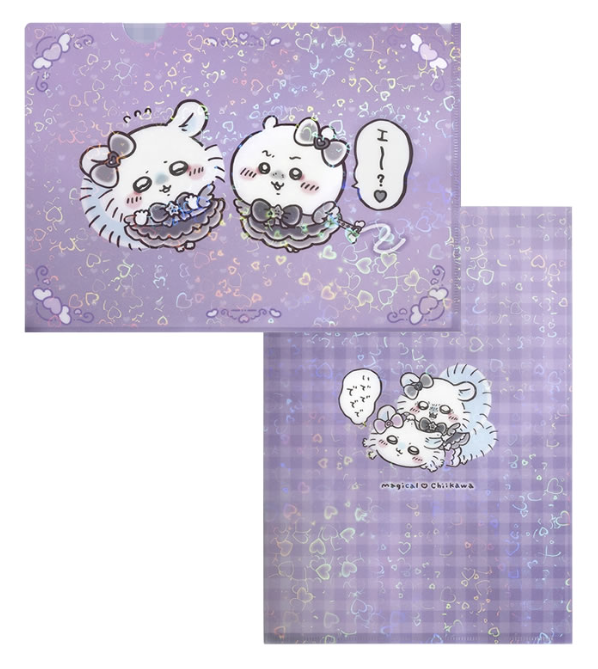 [Pre-order] "Chiikawa" Magical Chiikawa Bad Version Clear File - Chiikawa & Momonga