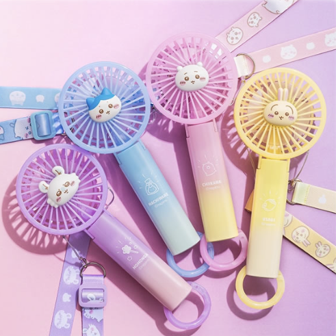[Pre-order] "Chiikawa" Jelly Color Handy Fan - Momonga