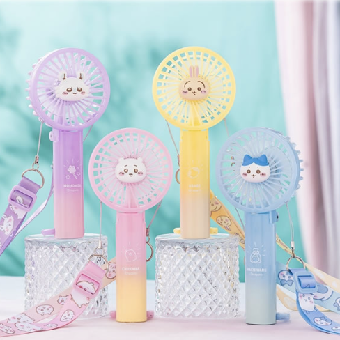 [Pre-order] "Chiikawa" Jelly Color Handy Fan - Momonga