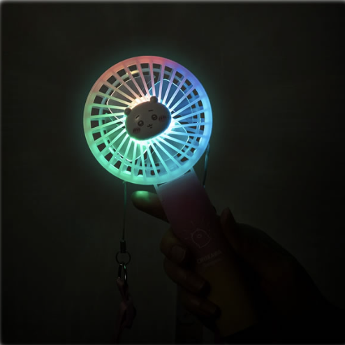 [Pre-order] "Chiikawa" Jelly Color Handy Fan - Momonga