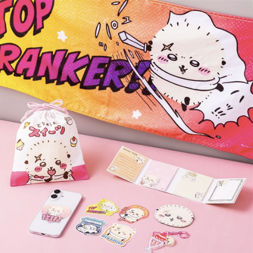 [Pre-order] "Chiikawa" Rakko Smartphone sticker - Big Smile