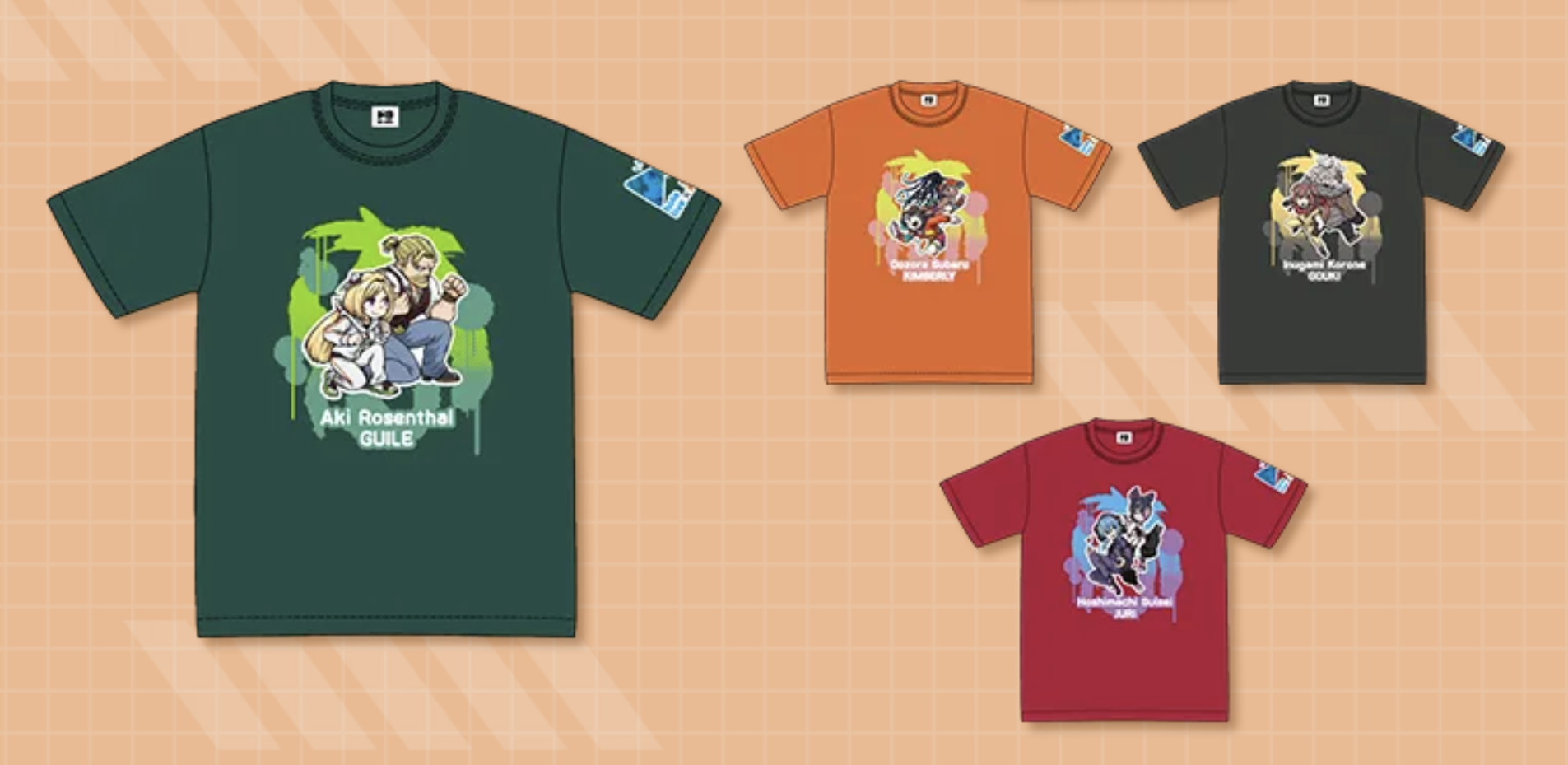 [Pre-order] Street Fighter 6 x hololive Collaboration Vol.2 - T-shirts (8 types)
