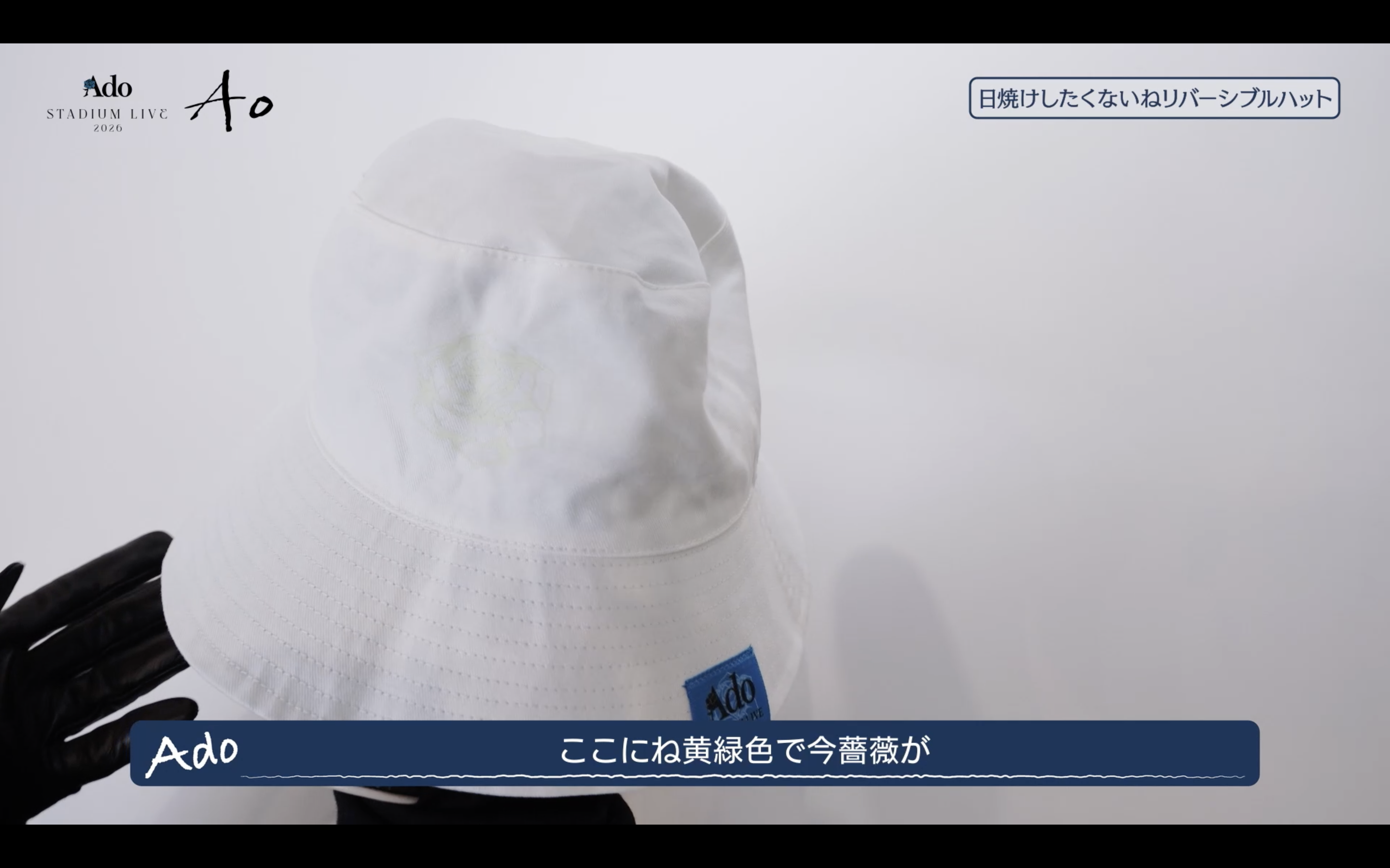 [Pre-order] Ado - Ao - I don't want to get sunburned. Reversible hat. [Made-to-order]
