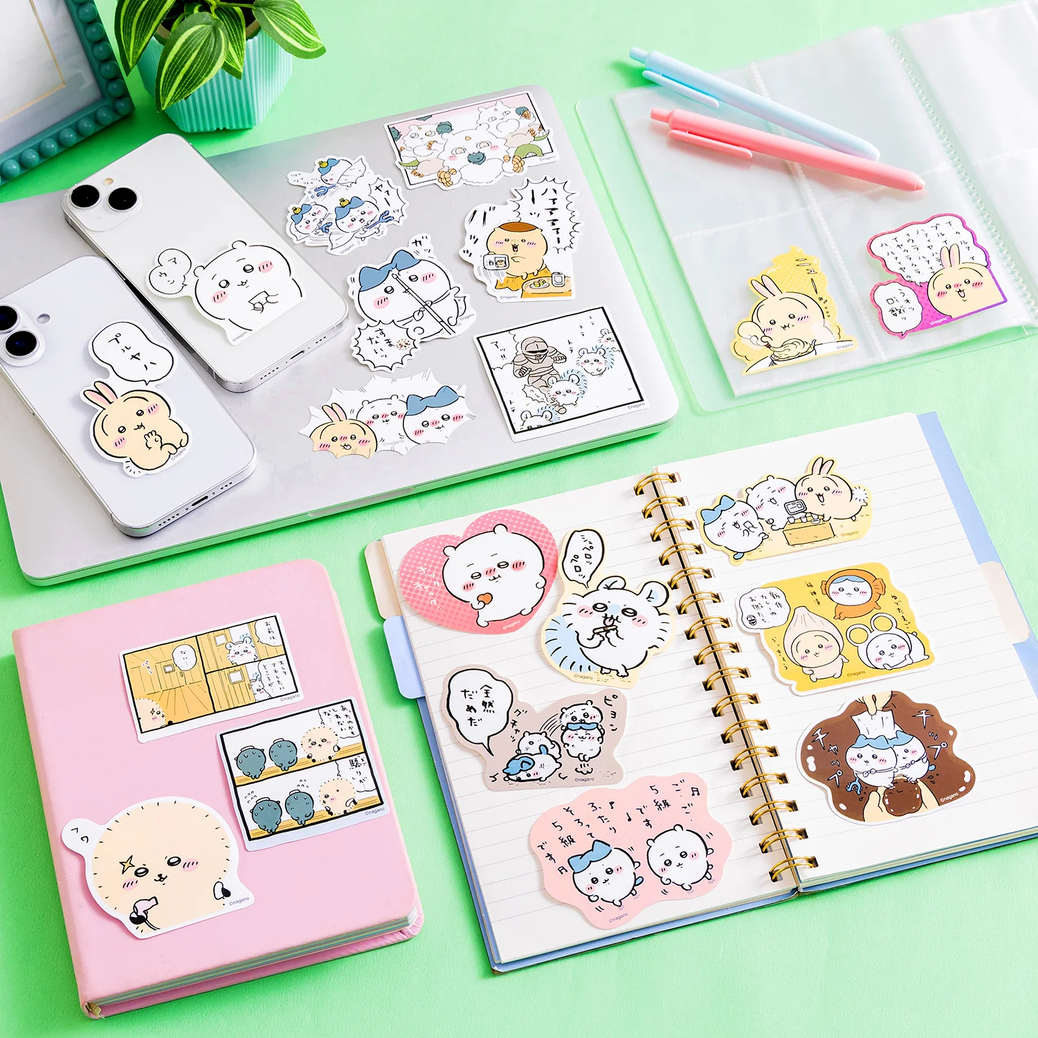 [Pre-order] "Chiikawa" Stickers sized to fit on smartphones (20 designs in total)