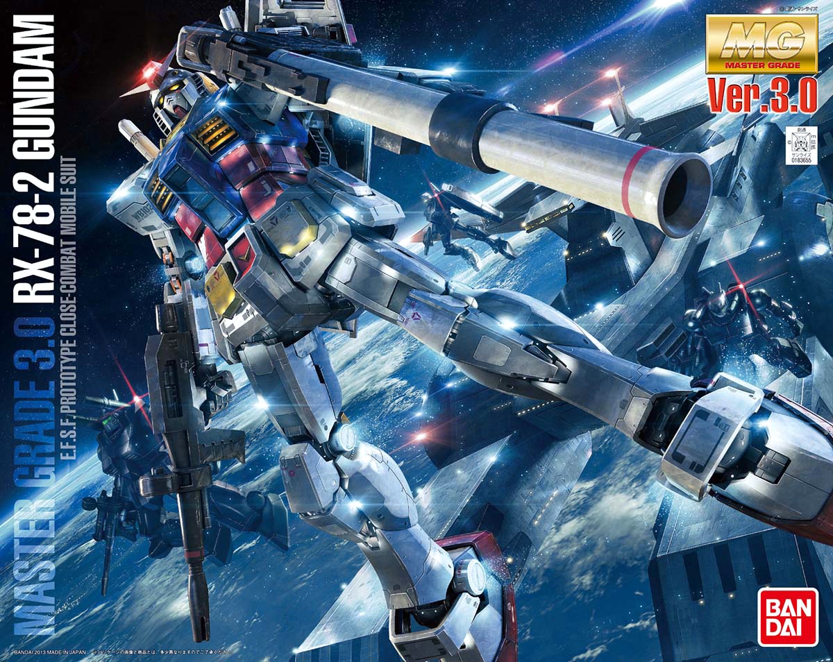 [In Stock] 1/100 MG Gundam Rx-78-2 Ver 3.0