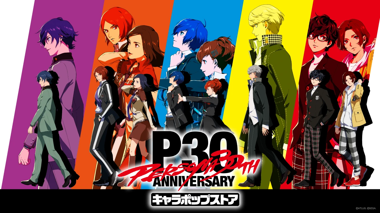 [Pre-order] Bandai Namco "Persona Series" P30th x Character Pop Store - Glitter Can Badge Collection