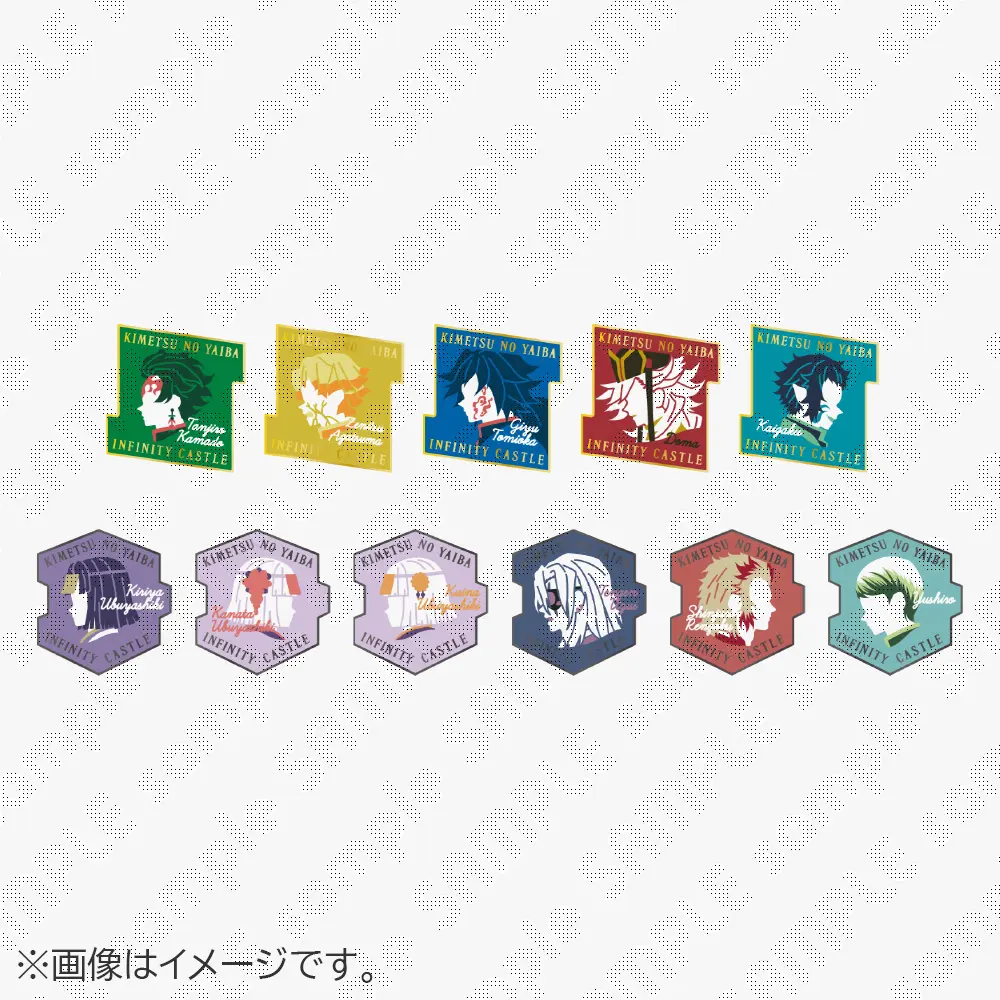 [Pre-order] Demon Slayer: Kimetsu no Yaiba the Movie: Infinity Castle Arc Chapter 1 - Character Motif Pins, First Edition (11 Random Designs)