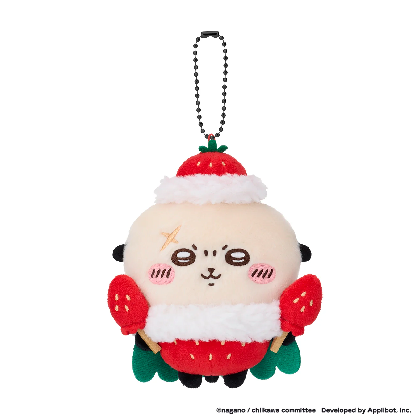 [Pre-order] "Chiikawa" Chiikawa Pocket Fruit Plush Mascot - Rakko