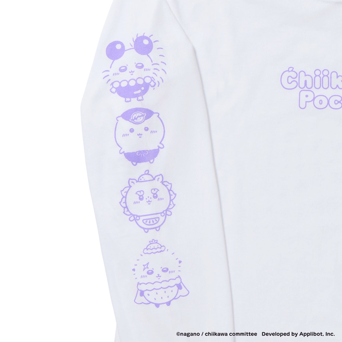 [Pre-order] "Chiikawa" Chiikawa Pocket Fruit T-shirt - White