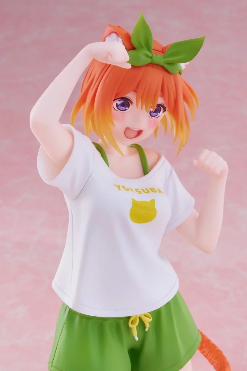 [Pre-order] Taito Prize "The Quintessential Quintuplets ∬" Desktop Cute Figure Yotsuba Nakano -Cat Roomwear Ver.-