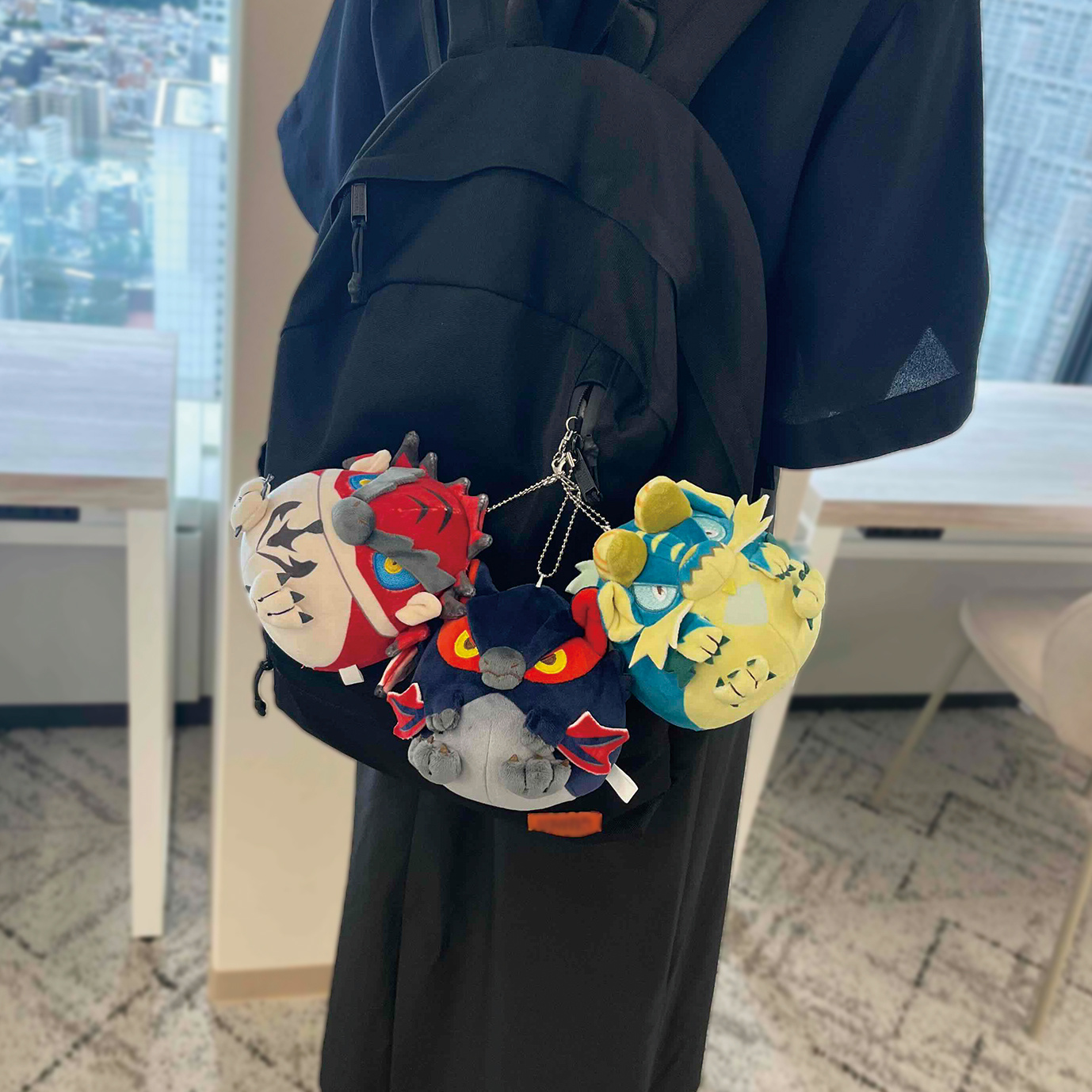 [Pre-order] "Monster Hunter" Fuwa Tama Plush Mini Zinogre